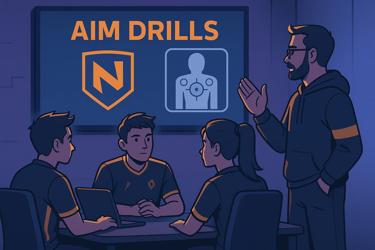 Aim drills board